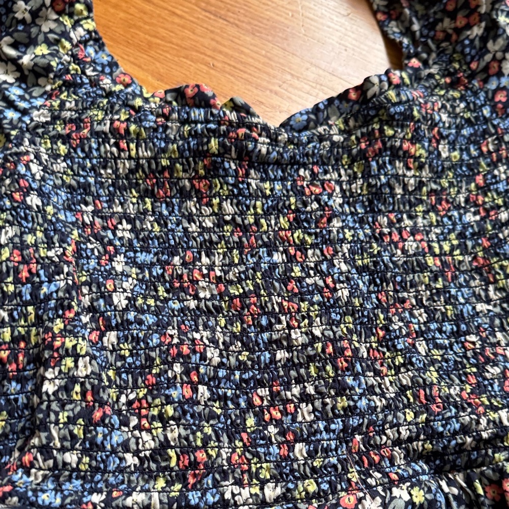 GAP Floral Smocked Dress - Multicolor - Picture 6 of 8